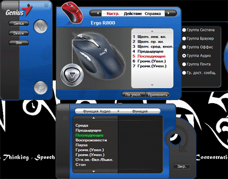 Обзор мыши Genius Ergo R800
