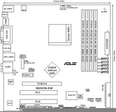 Обзор материнской платы ASUS M3N78-EM