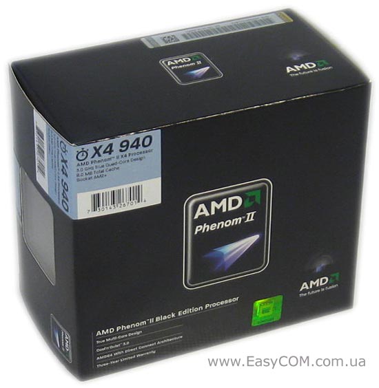 Обзор и тестирование AMD Phenom II X4 940 Black Edition