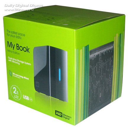 Обзор USB-накопителя Western Digital (WDH2U20000E) My Book Mirror Edition